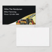 Cartes de visite de la ceinture d'outils Handyman (Devant / Derrière)