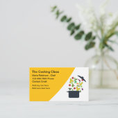 Cartes de visite de la classe Cuisines tendance. (Debout devant)