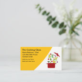 Cartes de visite de la classe Cuisines tendance. (Debout devant)