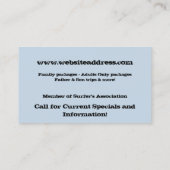 Cartes de visite de la Commission du Surf de surf  (Dos)