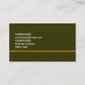 Cartes de visite de la Compagnie du blé (Dos)