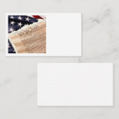 Cartes de visite de la Constitution (Devant / Derrière)