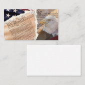 Cartes de visite de la Constitution (Devant / Derrière)