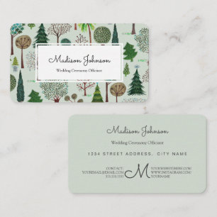 Cartes de visite de la coutume de monogramme de