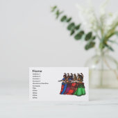 Cartes de visite de la danseuse du ventre de la li (Debout devant)
