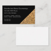 Cartes de visite de la décoration de la maison en (Devant / Derrière)