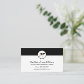 Cartes de visite de la ferme laitière (Debout devant)