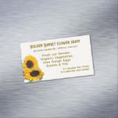Cartes de visite de la ferme Stand Sunflowers (In Situ)