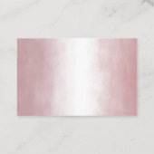 Cartes de visite de la flore de l'aquarelle (Dos)