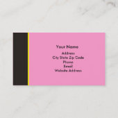 Cartes de visite de la Forêt Noire (Dos)