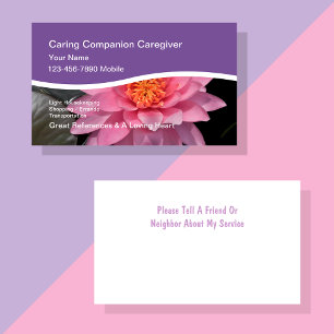 Cartes de visite de la Lily de l'eau