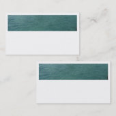 Cartes de visite de la mer peu profonds (Devant / Derrière)
