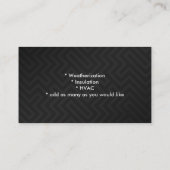 Cartes de visite de la météorisation (Dos)