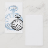 Cartes de visite de la montre de Pocketwatch (Devant / Derrière)