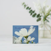 Cartes de visite de la nature Fleurs de marguerite (Debout devant)