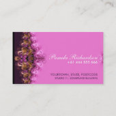 Cartes de visite de la partie de lingerie en dente (Dos)