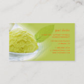 cartes de visite de la pâtisserie artisanale (Dos)