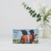 Cartes de visite de la peinture à la feuille de ta (Debout devant)