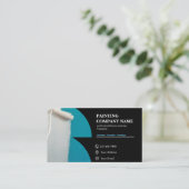 Cartes de visite de la peinture de maison simple (Debout devant)