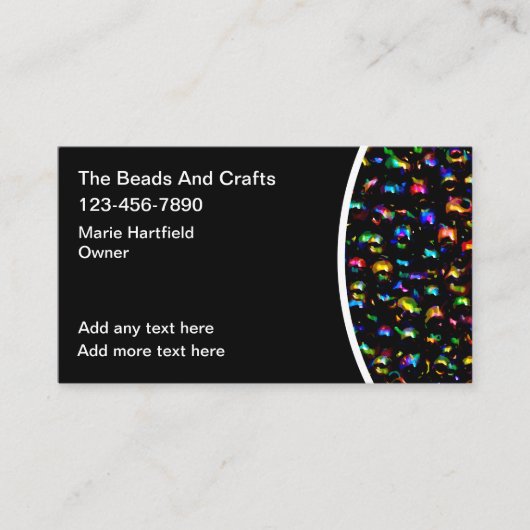 Cartes de visite De La Perle Et De L'Artisanat (Devant)