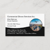 Cartes de visite de la photographie des drones com (Devant)