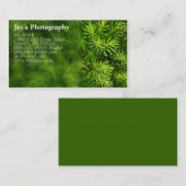 Cartes de visite de la photographie nature (Devant / Derrière)