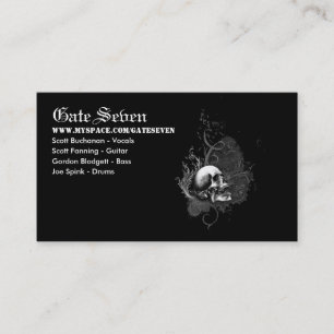 Cartes de visite de la porte sept