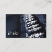Cartes de visite de la remise en forme de Dumbbell (Devant)