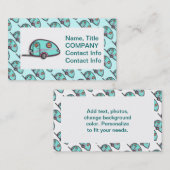 Cartes de visite de la remorque Tear Drop RV (Devant / Derrière)