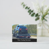 Cartes de visite de la route de camion automobile (Debout devant)