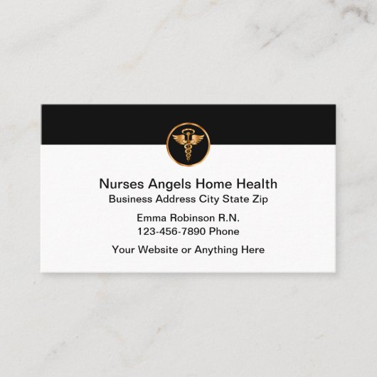 Cartes de visite de la santé à domicile en soins i (Devant)