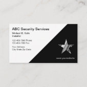 Cartes de visite de la sécurité vidéo (Devant)