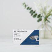 Cartes de visite de la sécurité vidéo (Debout devant)