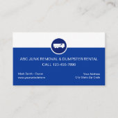 Cartes de visite de la suppression du noeud (Devant)