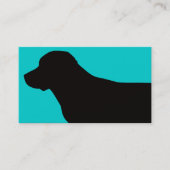 Cartes de visite de labrador retriever (Devant)