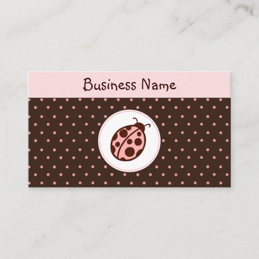 Cartes de visite de Ladybug (Devant)