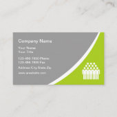 Cartes de visite de l'agence de dotation temporair (Devant)