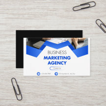 Cartes de visite de l'agence de marketing