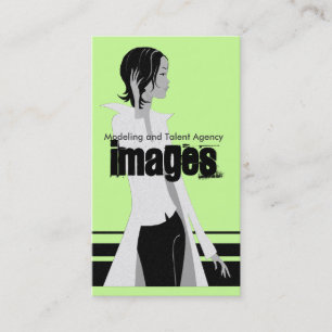 Cartes de visite de l'agence de modélisation et de
