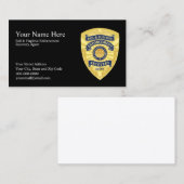 Cartes de visite DE L'AGENT DE RESTAURATION FUGITI (Devant / Derrière)