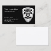 CARTES DE VISITE DE L'AGENT DE RESTAURATION FUGITI (Devant / Derrière)