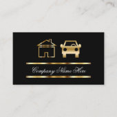 Cartes de visite de l'Ajusteur d'assurance (Devant)