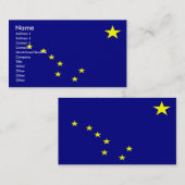 Cartes de visite de l'ALASKA (Devant / Derrière)