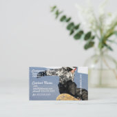 Cartes de visite de lancement de surf des neiges (Debout devant)