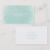 Cartes de visite de l'aquarelle | (Devant / Derrière)