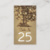 cartes de visite de l'arbre cr (Dos)