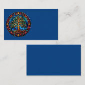 Cartes de visite de l'arbre de vie (Devant / Derrière)