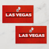 Cartes de visite de Las Vegas (Devant / Derrière)