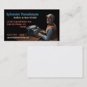 Cartes de visite de l'auteur (a) (Devant / Derrière)