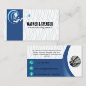 Cartes de visite de lavage de pression (Devant / Derrière)